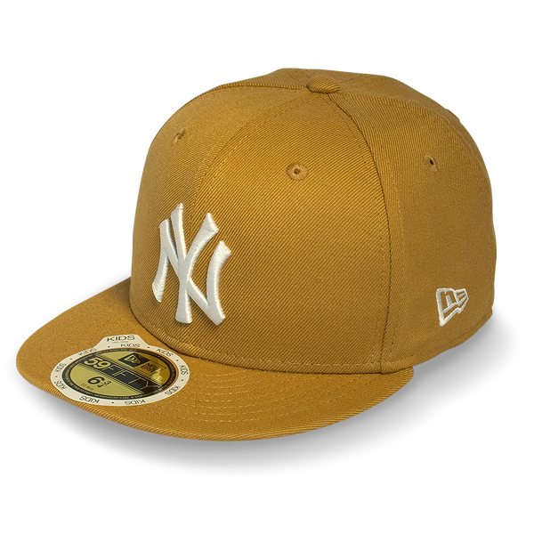 Бейсболка New Era - New York Yankees Basic (wheat/white) 59FIFTY Kid's Бейсболка New Era - New York Yankees Basic (wheat/white) 59FIFTY Kid's