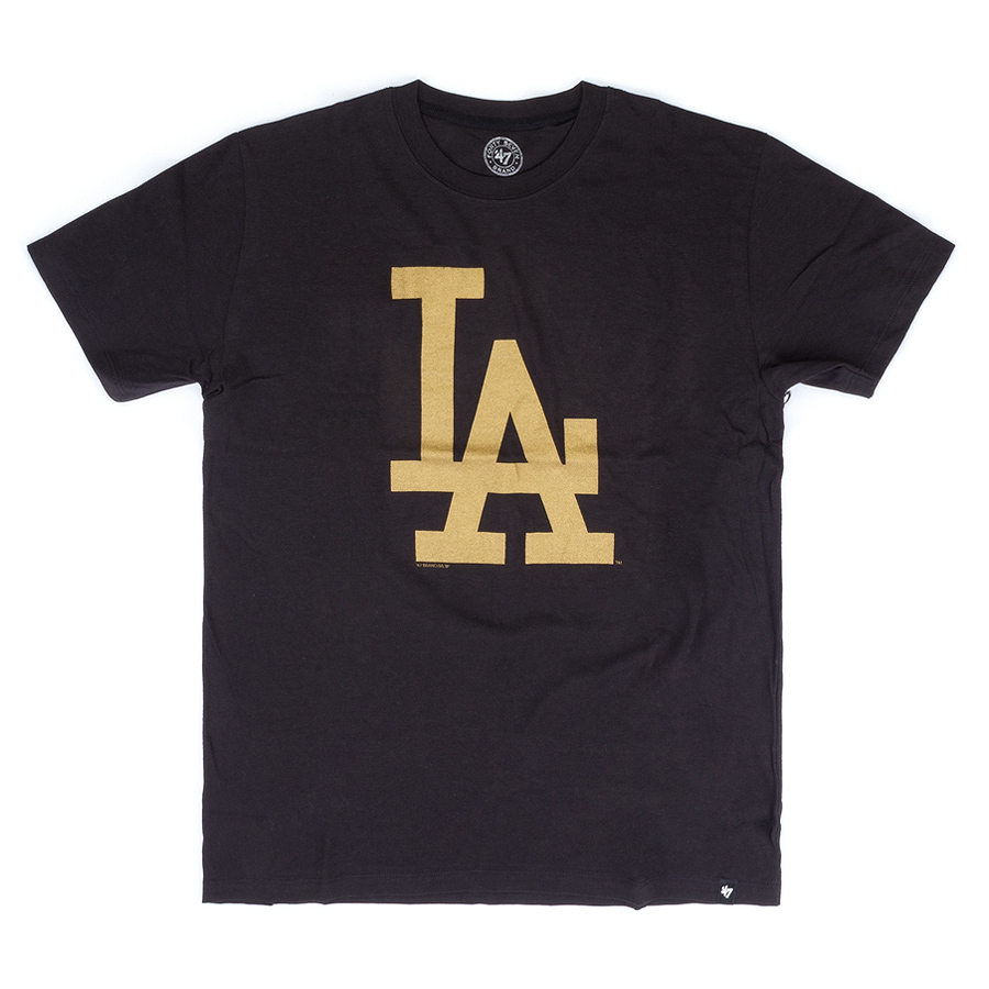 Футболка '47 Brand - Los Angeles Dodgers Pitchback Tee Gold