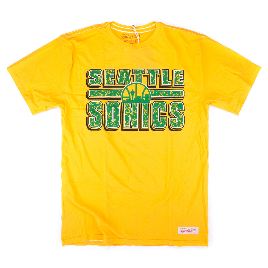 Футболка Mitchell & Ness - Seattle Supersonics Bold Block Tee (tailored)