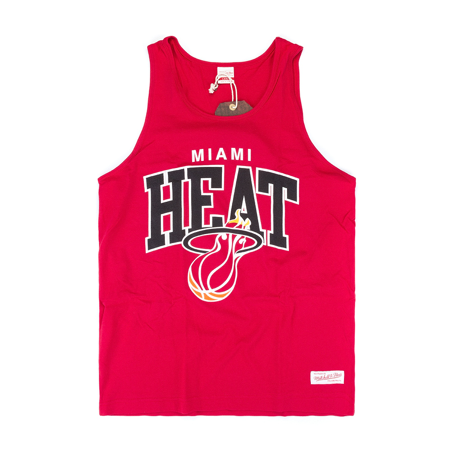 Майка Mitchell & Ness - Miami Heat Team Arch Tank (red)