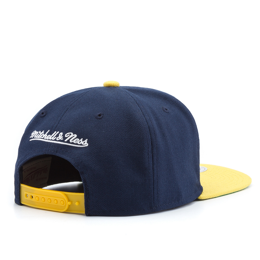 Бейсболка Mitchell & Ness - Michigan Wolverines XL Logo 2 Tone Snapback
