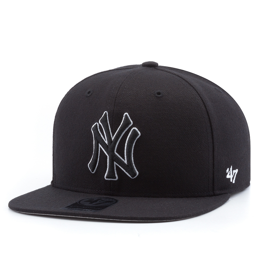 Бейсболка '47 Brand - New York Yankees Sure Shot BlackWhite Snapback