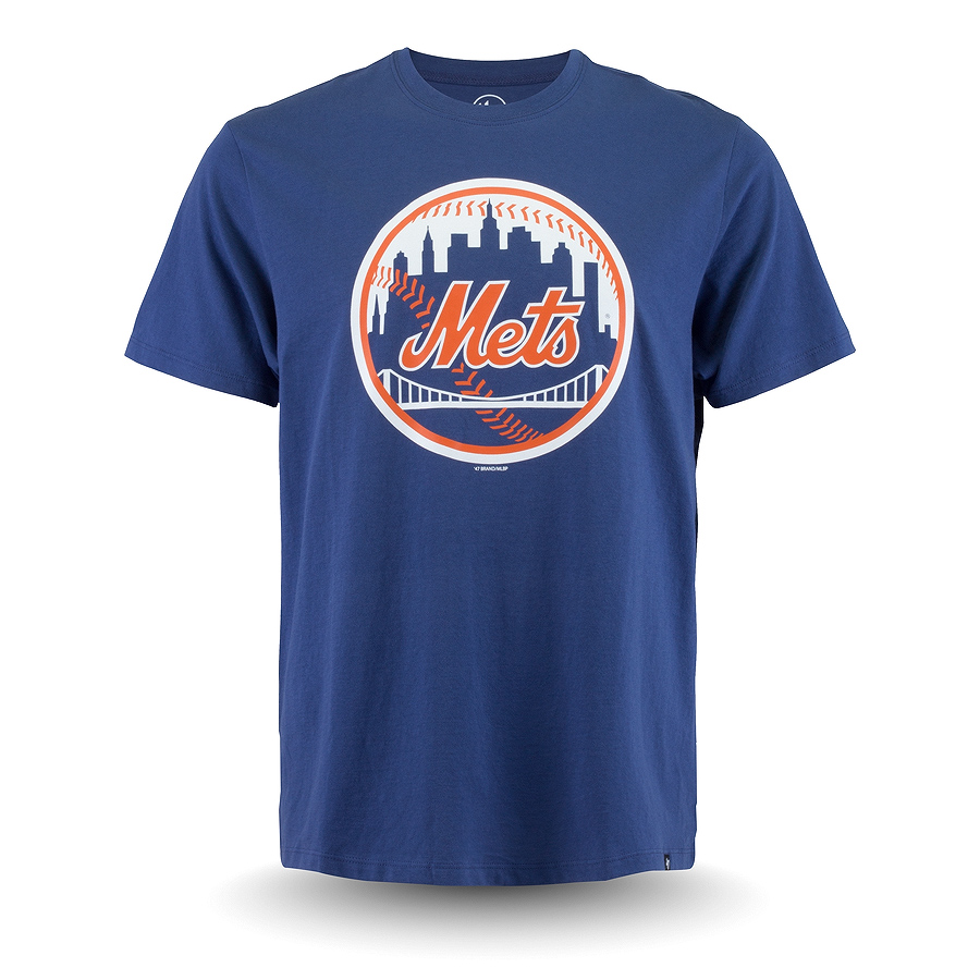 Футболка '47 Brand - New York Mets Logo Frozen Rope Tee