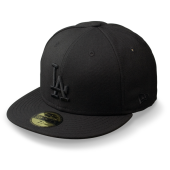 Бейсболка New Era - Los Angeles Dodgers 'Black on Black' 59FIFTY