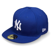 Бейсболка New Era- New York Yankees Basic (royal/white) 59FIFTY