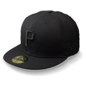 Бейсболка New Era - Pittsburgh Pirates 'Black on Black' 59FIFTY