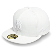Бейсболка New Era- New York Yankees White on White 59FIFTY