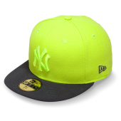 Бейсболка New Era- New York Yankees Pop Tonal (cyber green/graphite) 59FIFTY