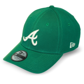 Бейсболка New Era- Atlanta Braves Basic 39THIRTY (kelly/white)