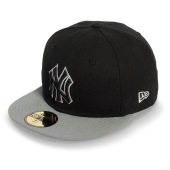 Бейсболка New Era- New York Yankees Moncol (black/storm gray/gray)