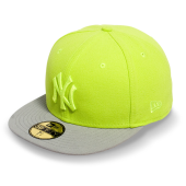 Бейсболка New Era- New York Yankees Pop Tonal (cyber green/grey) 59FIFTY