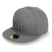 Бейсболка New Era- New York Yankees Basic Tonal (storm gray) 59FIFTY