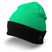 Шапка New Era- Two Bar Knit (island green/black)