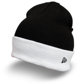 Шапка New Era- Two Bar Knit (black/white)
