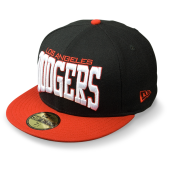 Бейсболка New Era- Los Angeles Dodgers Pro Arch (black/scarlet) 59FIFTY