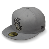 Бейсболка New Era- Chicago White Sox Scatter (storm gray/black) 59FIFTY