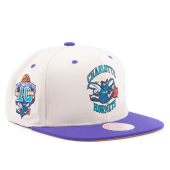Бейсболка Mitchell & Ness - Charlotte Hornets Vintage Off-White Snapback