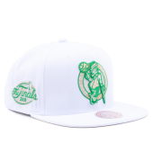 Бейсболка Mitchell & Ness - Boston Celtics Winter White Snapback