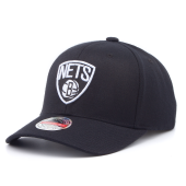 Бейсболка Mitchell & Ness - Brooklyn Nets Team Logo High Crown Classic Redline