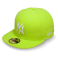 Бейсболка New Era - New York Yankees Basic (cyber green/white) 59FIFTY Бейсболка New Era - New York Yankees Basic (cyber green/white) 59FIFTY