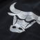 Футболка Mitchell & Ness - Chicago Bulls Metallic Silver Left Chest Logo Tee