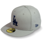 Бейсболка New Era- Los Angeles Dodgers MLB Basic Pop Undervisor (grey/lt.navy) 59FIFTY