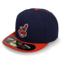 Бейсболка New Era- Cleveland Indians Authentic On-Field 59FIFTY