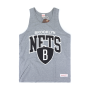 Майка Mitchell & Ness - Brooklyn Nets Team Arch Tank (grey heather)