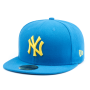Бейсболка New Era - New York Yankees Basic (cardinal blue/yellow) 59FIFTY