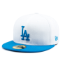 Бейсболка New Era - Los Angeles Dodgers Basic Contrast Visor (white/cardinal blue)