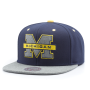 Бейсболка Mitchell & Ness - Michigan Wolverines Greytist Snapback