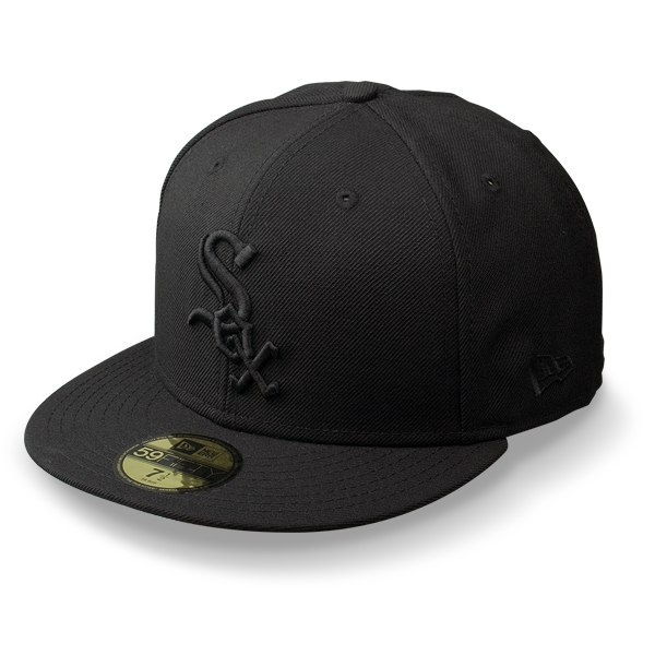 Бейсболка New Era - Chicago White Sox Black on Black 59FIFTY