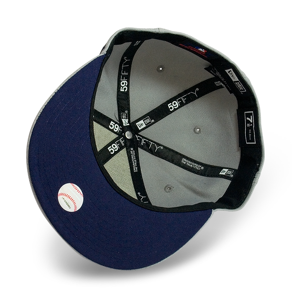 Бейсболка New Era - New York Yankees MLB Basic Pop Undervisor (grey/lt.navy) 59FIFTY