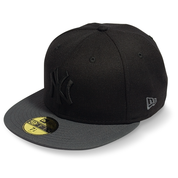 Бейсболка New Era - New York Yankees Pop Tonal (black/graphite) 59FIFTY