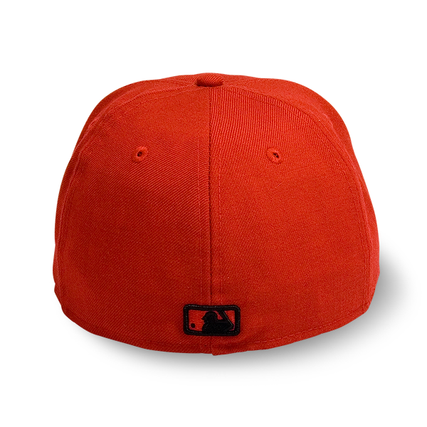 Бейсболка New Era - Atlanta Braves MLB Basic Contrast Visor (scarlet/black) 59FIFTY