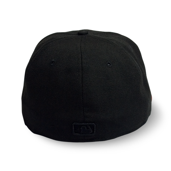 Бейсболка New Era - Atlanta Braves Pop Tonal (black/scarlet) 59FIFTY