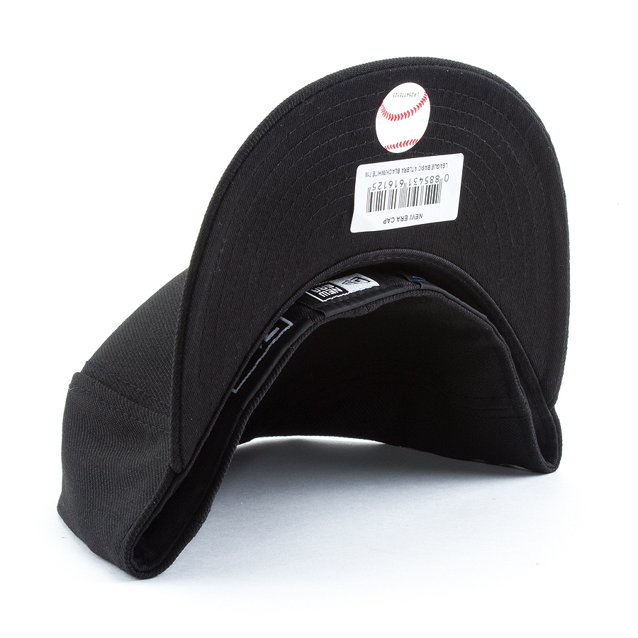 Бейсболка New Era - Atlanta Braves Basic (black/white) 59FIFTY