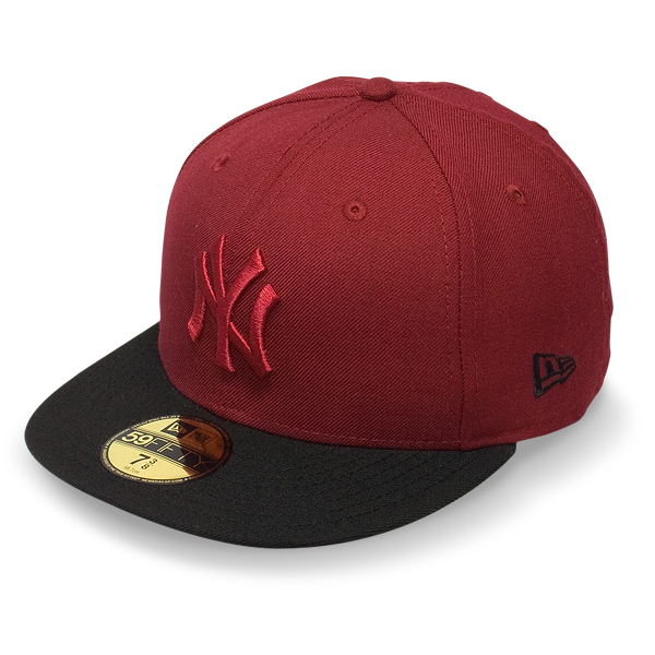 Бейсболка New Era - New York Yankees Pop Tonal (cardinal/black) 59FIFTY
