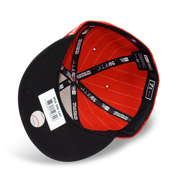 Бейсболка New Era - Atlanta Braves Pinballa 59FIFTY (scarlet/black)