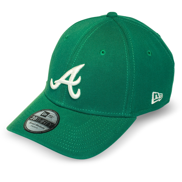 Бейсболка New Era - Atlanta Braves Basic 39THIRTY (kelly/white)