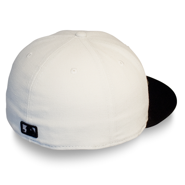Бейсболка New Era - Atlanta Braves Basic Contrast Visor (white/black) 59FIFTY
