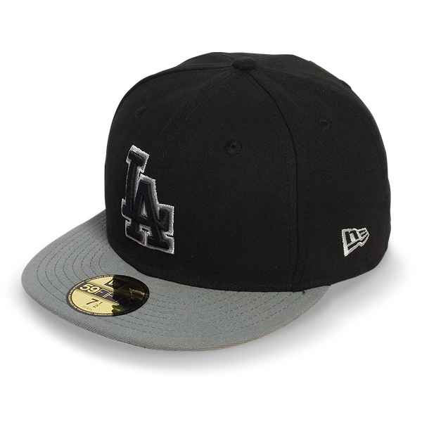 Бейсболка New Era - Los Angeles Dodgers Moncol (balck/storm gray/gray) 59FIFTY