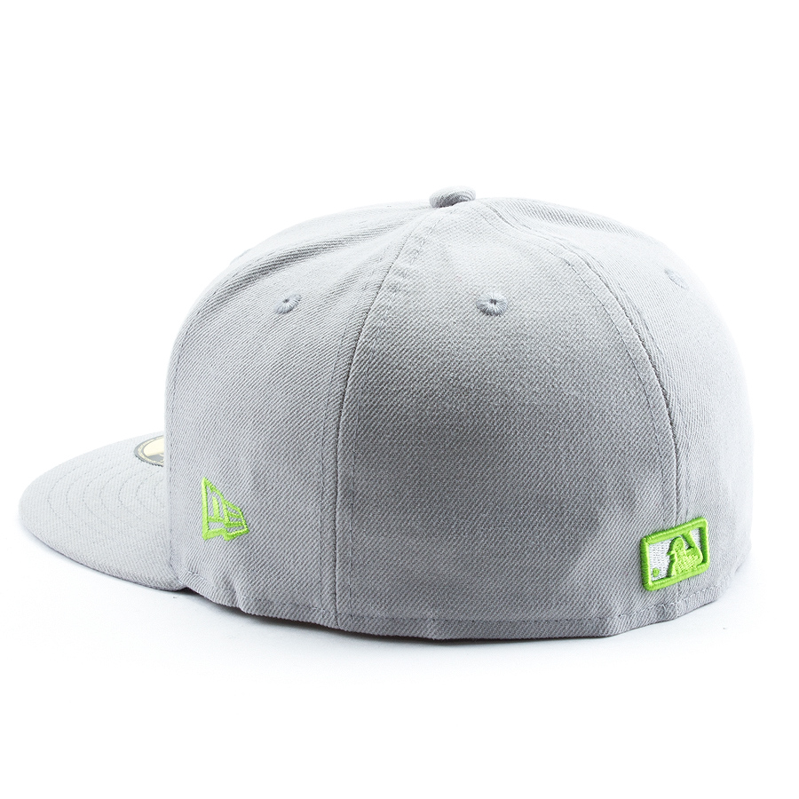 Бейсболка New Era - New York Yankees Basic (grey/lime) 59FIFTY Бейсболка New Era - New York Yankees Basic (grey/lime) 59FIFTY