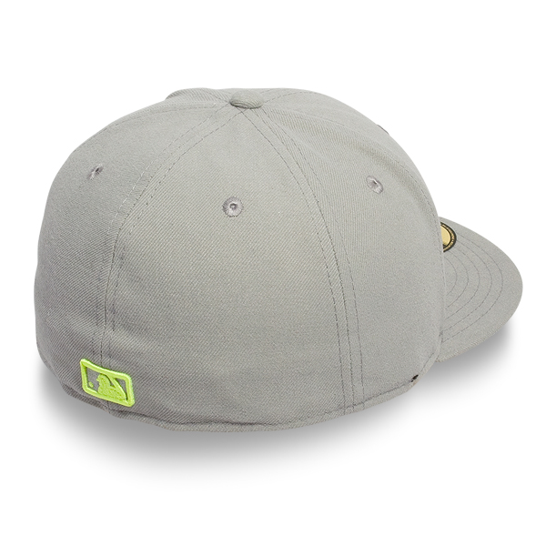 Бейсболка New Era - Atlanta Braves Basic (grey/cyber green) 59FIFTY Бейсболка New Era - Atlanta Braves Basic (grey/cyber green) 59FIFTY