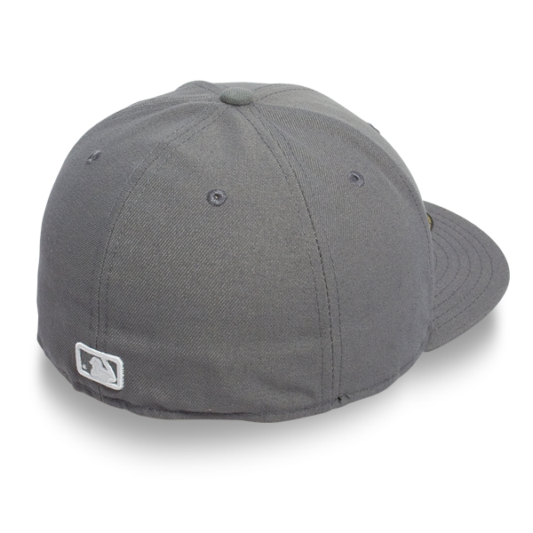 Бейсболка New Era - Atlanta Braves Basic (storm gray/white) 59FIFTY