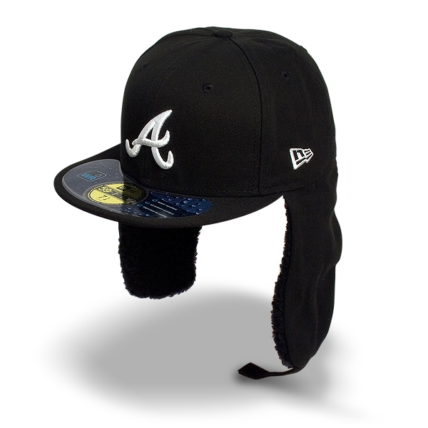 Бейсболка-Ушанка New Era - Atlanta Braves DWR Basic Dog Ear (black/white) 59FIFTY Бейсболка-Ушанка New Era - Atlanta Braves DWR Basic Dog Ear (black/white) 59FIFTY