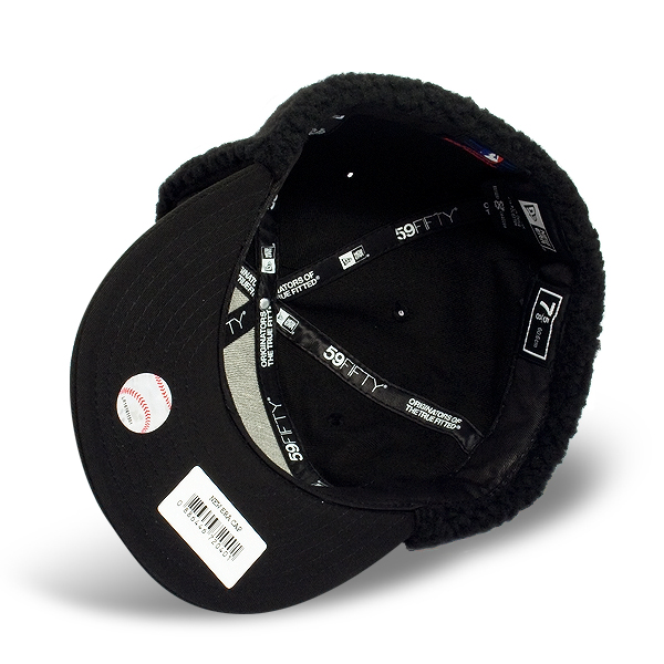 Бейсболка-Ушанка New Era - Chicago White Sox DWR Basic Dog Ear (black/white) 59FIFTY Бейсболка-Ушанка New Era - Chicago White Sox DWR Basic Dog Ear (black/white) 59FIFTY