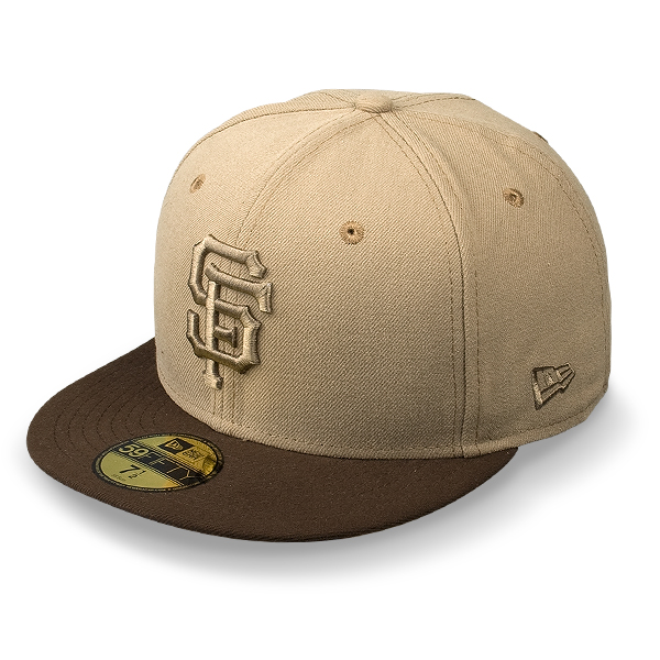 Бейсболка New Era - San Francisco Giants Pop Tonal (british khaki/brown) 59FIFTY