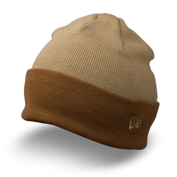 Шапка New Era - Two Bar Knit (british khaki/brown)