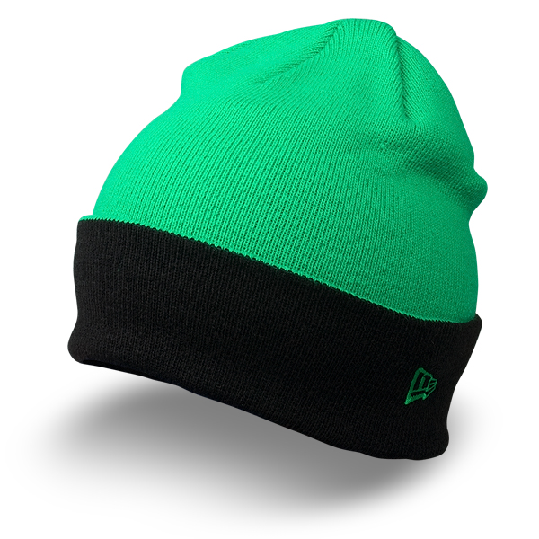 Шапка New Era - Two Bar Knit (island green/black)